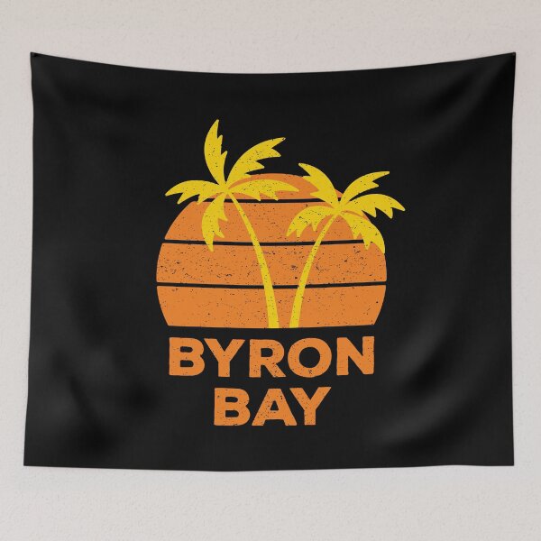 Artikelvorschau, Byron Bay Retro entworfen und verkauft von teesaurus.