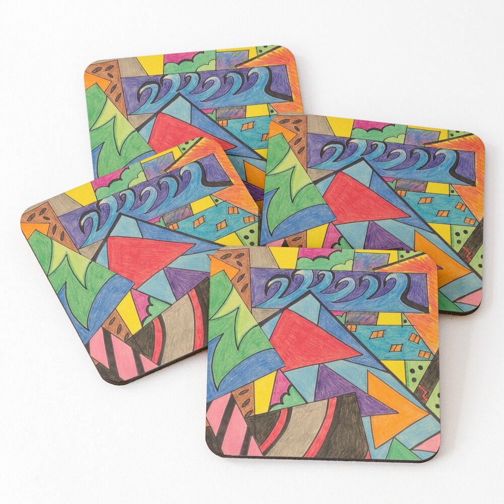 Item preview, Coasters (Set of 4) designed and sold by artsemocom3.