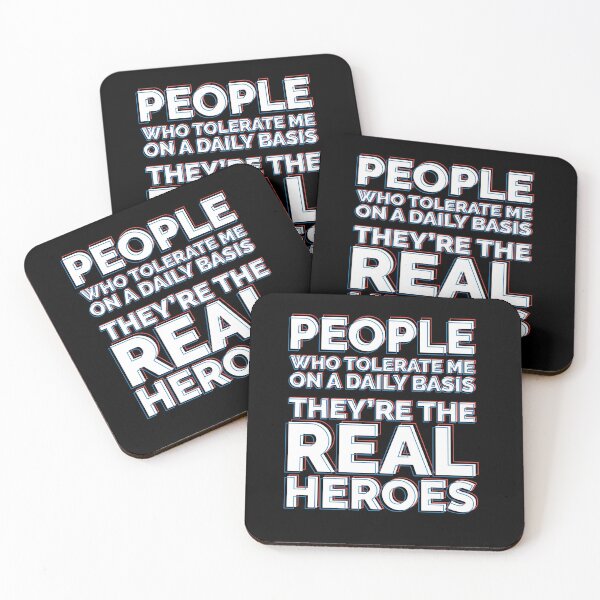 Item preview, People Who Tolerate Me On A Daily Basis Sarcastic Graphic designed and sold by Phaedra Jones.