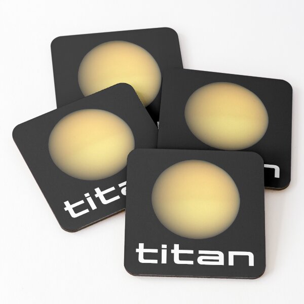 Artikelvorschau, Sonnensystem Saturn Mond Titan Weltraum Astronomie entworfen und verkauft von Creekman Designs.