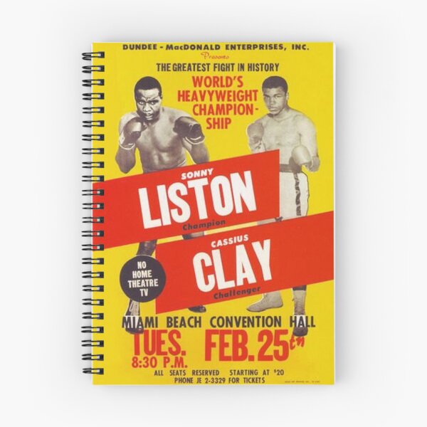 Item preview, Cassius Clay (Ali) vs Sonny Liston - February 25th, 1964 designed and sold by RogerMurdock.
