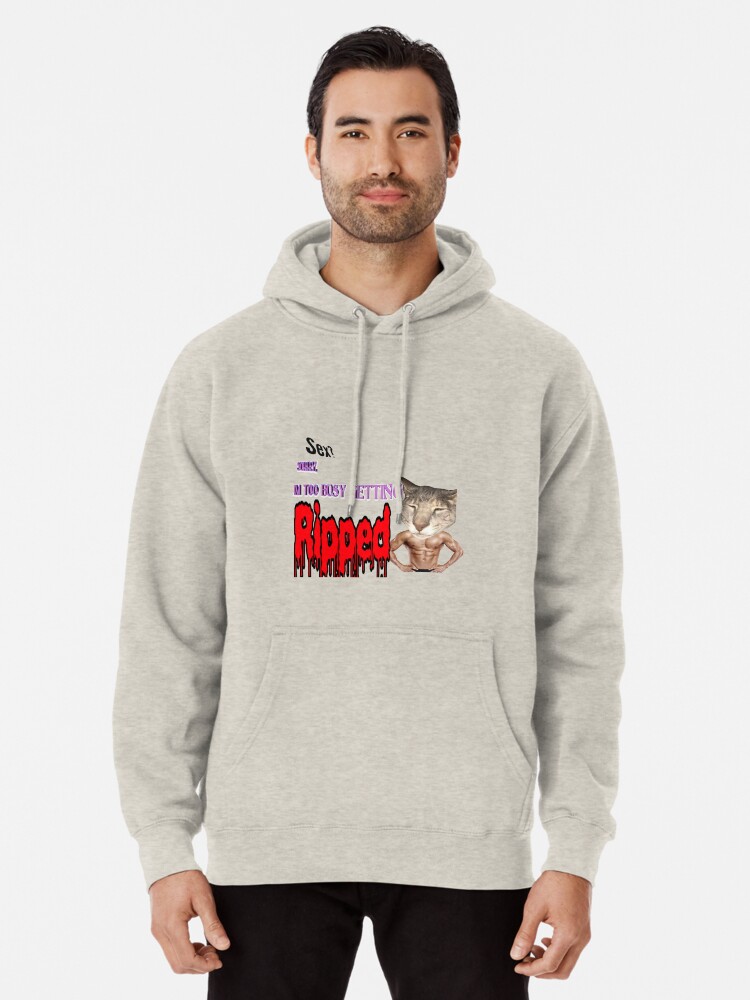 cat work hoodie