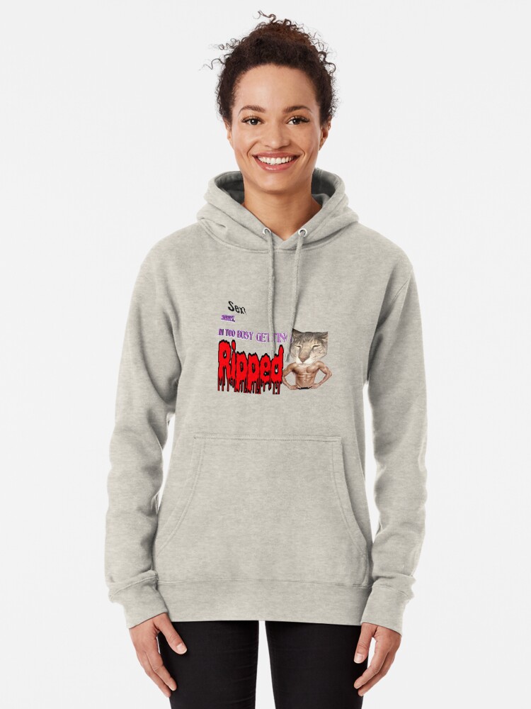 cat work hoodie