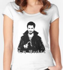 I'm Hooked Women's Fitted Scoop T-Shirt