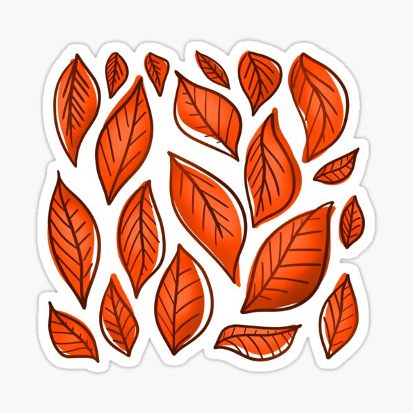 Item preview, Orange Autumn Leaves designed and sold by KelseyLovelle.