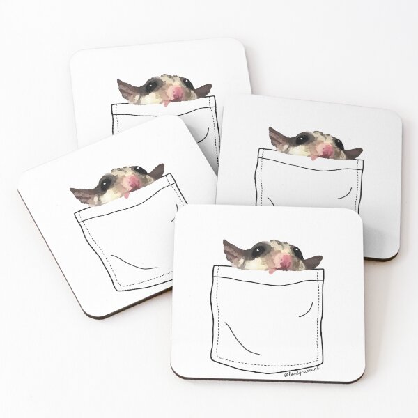 Item preview, Sugar glider in pocket  designed and sold by LordGraceArt.