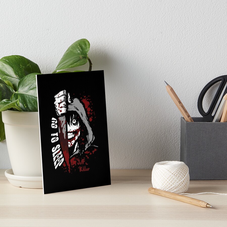 Jeff The Killer - Go to Sleep Poster for Sale by StatueGalaxy