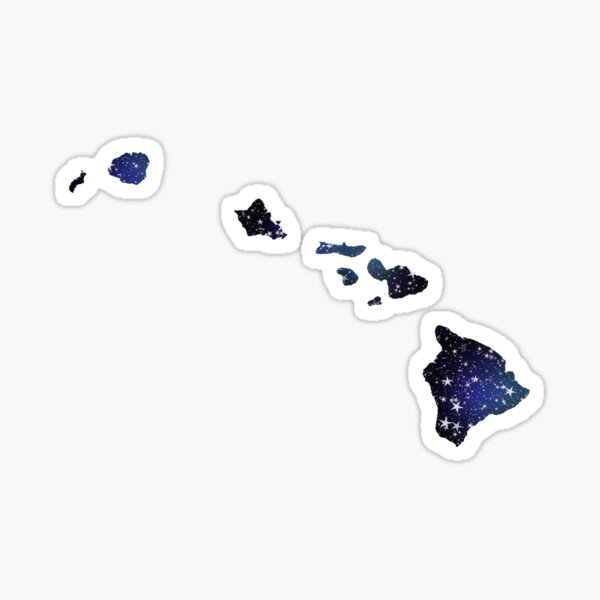 "Hawaii - star" Sticker by k16kynita | Redbubble