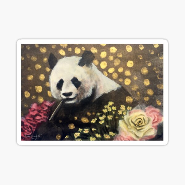 Black and White by Kelli Crockett Sticker