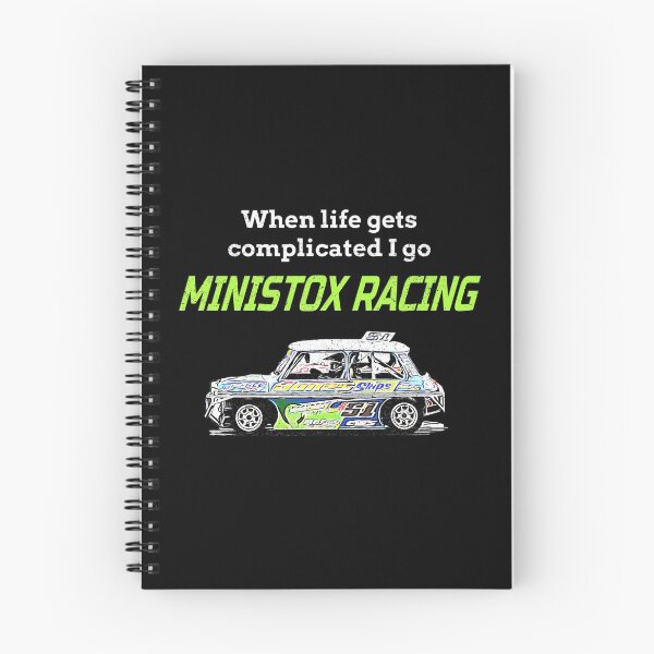 Aperçu de l'œuvre Quand la vie devient compliquée, je vais au Ministox Racing créée et vendue par cayzerracing.