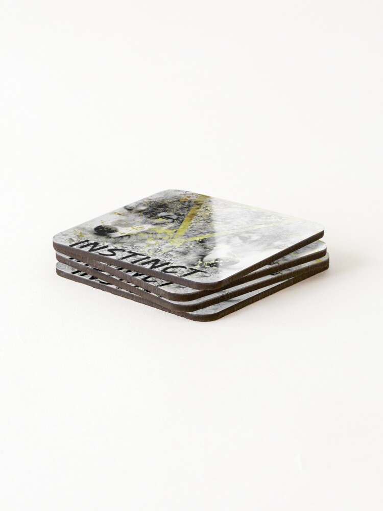 Thumbnail 4 of 5, Coasters (Set of 4), Pure instinct designed and sold by sdjames.