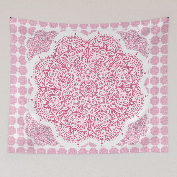 Item preview, Pink Boho Mandala designed and sold by bohoDecor.