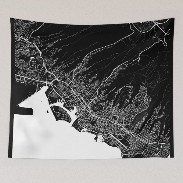 Item preview, Honolulu Map designed and sold by Kara515.