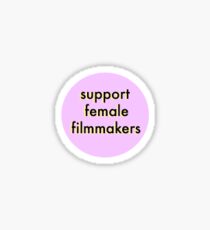 support female filmmakers circle Sticker