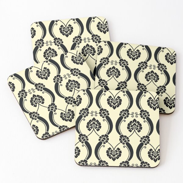 Item preview, PATTERN 30 ON LEMON CHIFFON designed and sold by PetsandBeyond.