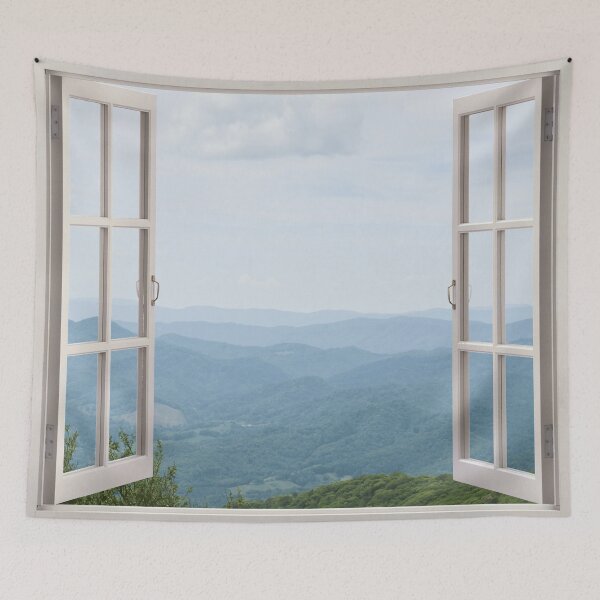 Item preview, Appalachian Mountain Window Tapestry designed and sold by mbarimo7.