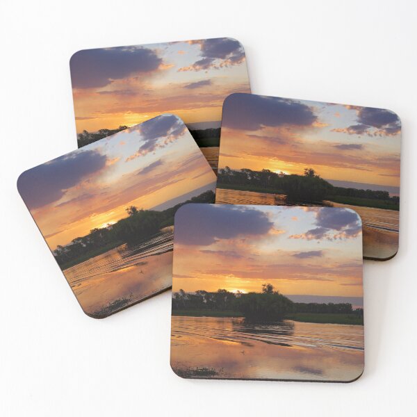 Item preview, NT ~ Yellow Waters, Northern Territory, Sunrise 2 by David Irwin 230919 designed and sold by tasmanianartist.