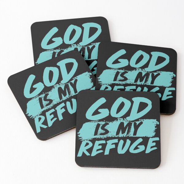 Item preview, God is my Refuge designed and sold by Broken Concrete.