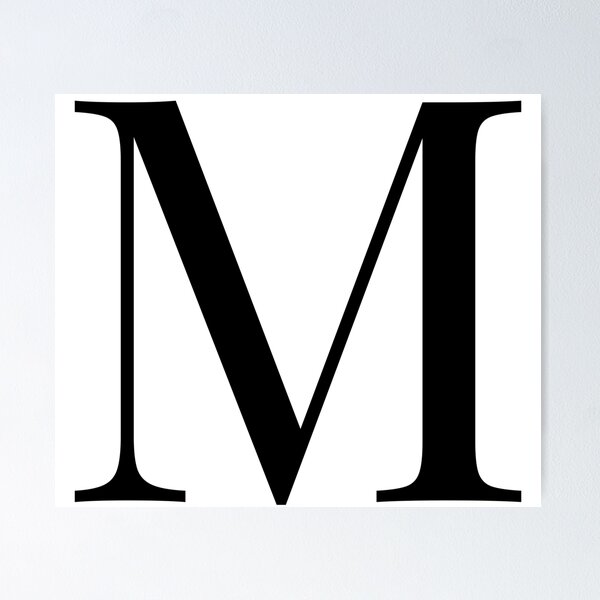 Item preview, Letter M designed and sold by marosharaf.