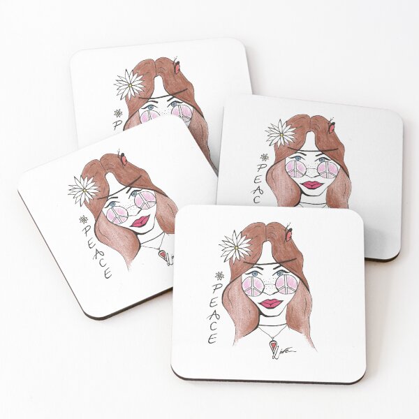 Item preview, Peace Women Hippie Woodstock designed and sold by HighArtDesigns.