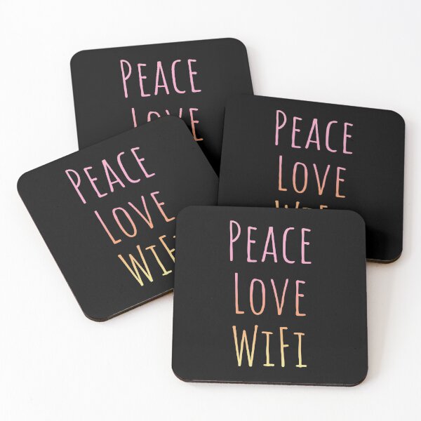 Item preview, Peace Love Wifi designed and sold by StatueGalaxy.