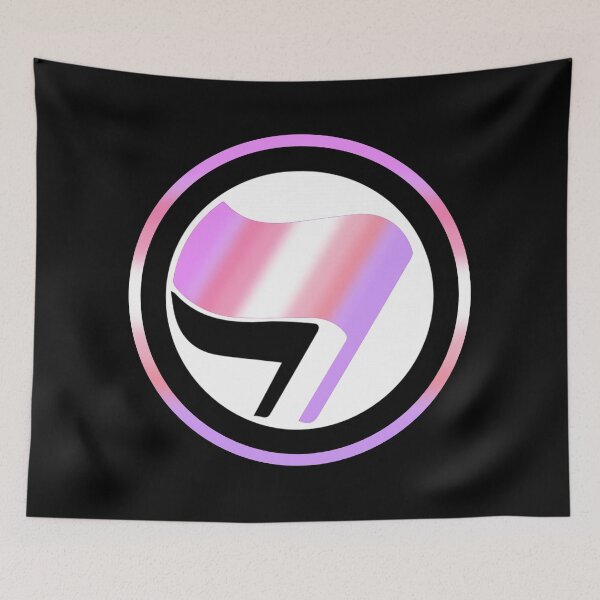 Item preview, Antifa Pride (Trans Lesbian Pride) designed and sold by Anarcha-Maenad.