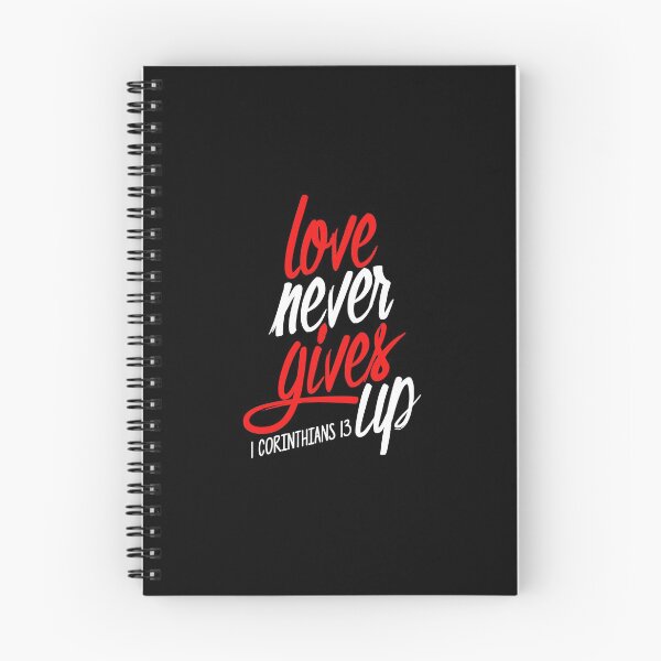 Item preview, Love Never Gives Up Corinthians 13 designed and sold by Broken Concrete.
