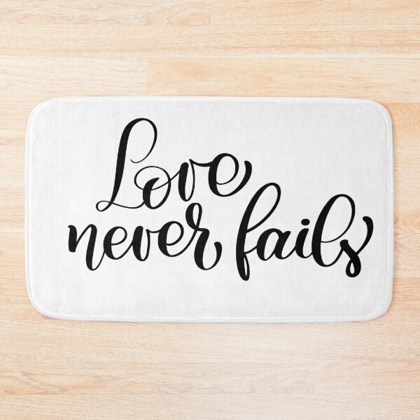 Item preview, Love Never Fails designed and sold by Broken Concrete.