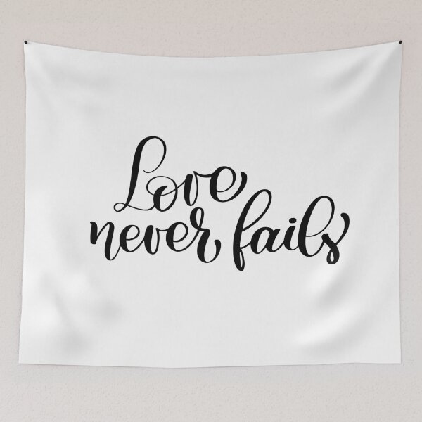 Item preview, Love Never Fails designed and sold by Broken Concrete.
