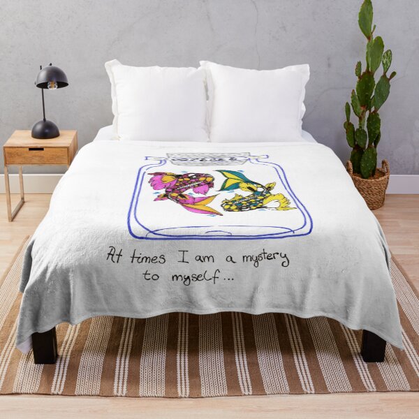 Item preview, Pisces Zodiac At Times Am i Mystery To Myself designed and sold by HighArtDesigns.