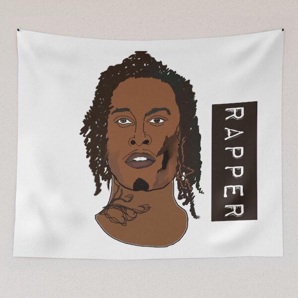 Item preview, rapper watercolor inflationary portrait  designed and sold by KARTICK DUTTA.