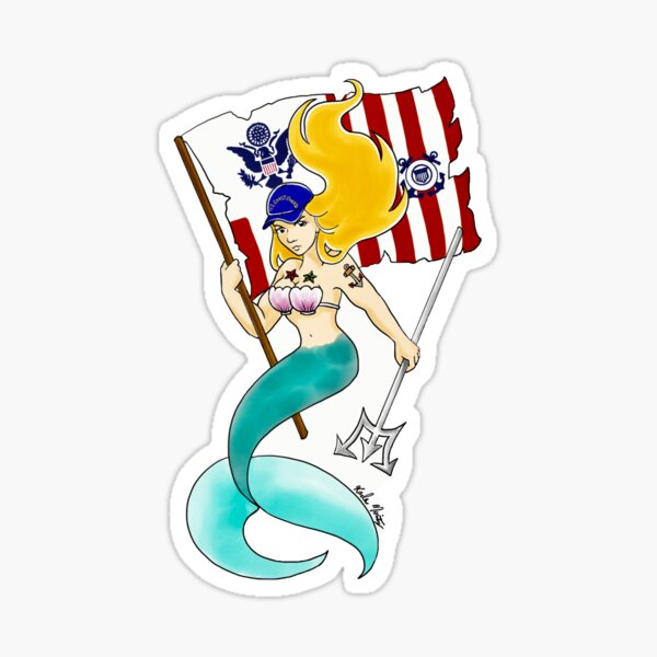 CG Mermaid Cutout Sticker