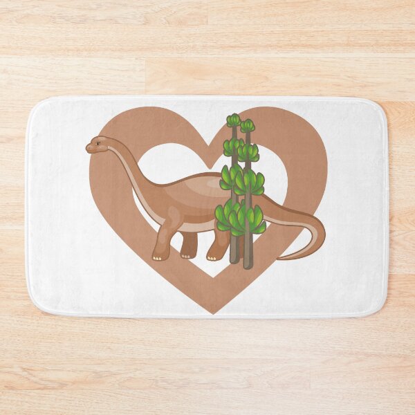 Item preview, Cute Brontosaurus Heart designed and sold by eternallygifted.