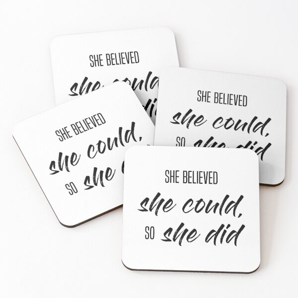 Item preview, She believed she could so she did designed and sold by synthesizer.