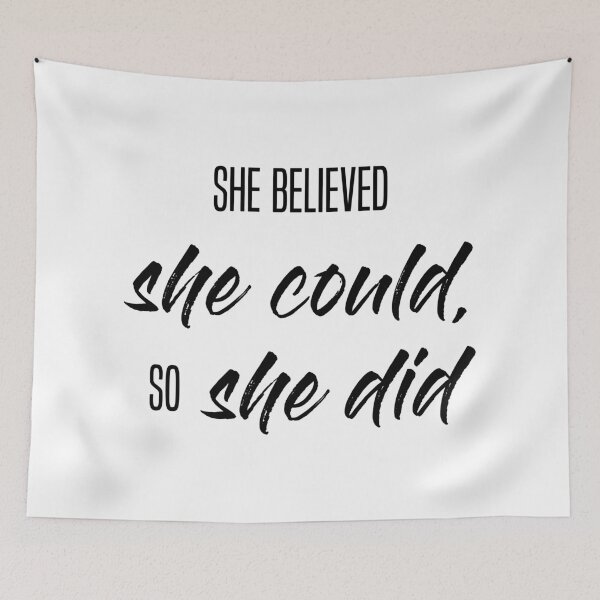 Item preview, She believed she could so she did designed and sold by synthesizer.