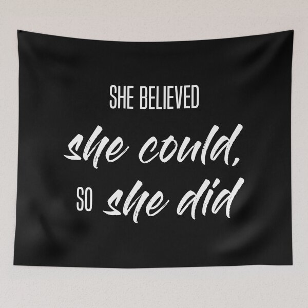 Item preview, She believed she could so she did designed and sold by synthesizer.