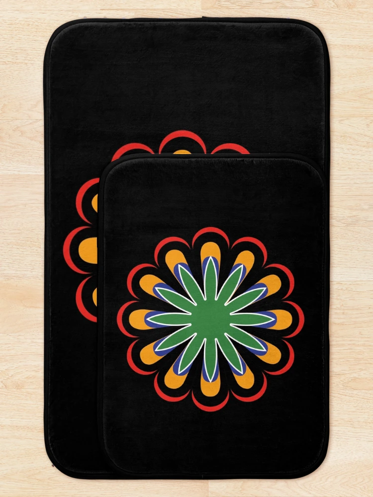 Thumbnail 5 of 6, Bath Mat, African pattern designed and sold by SunuDesign.