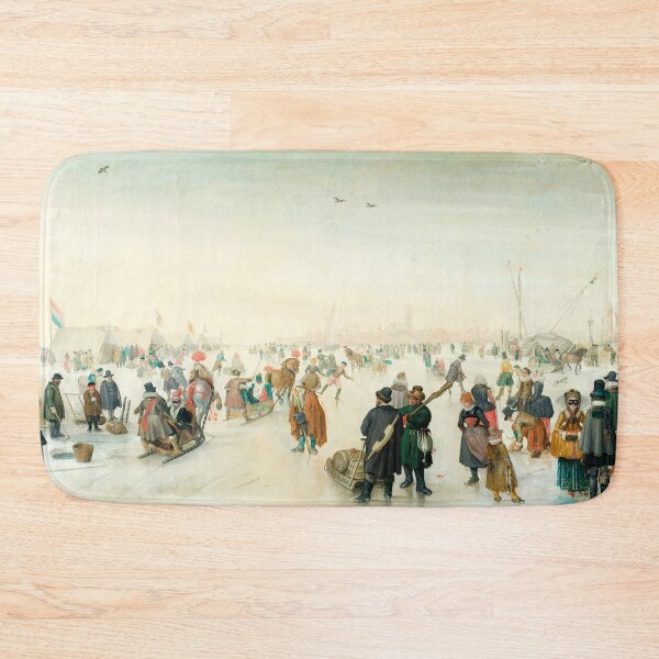 Item preview, Enjoying the Ice near a Town Hendrick Avercamp c. 1620  designed and sold by Kyle Hamar.