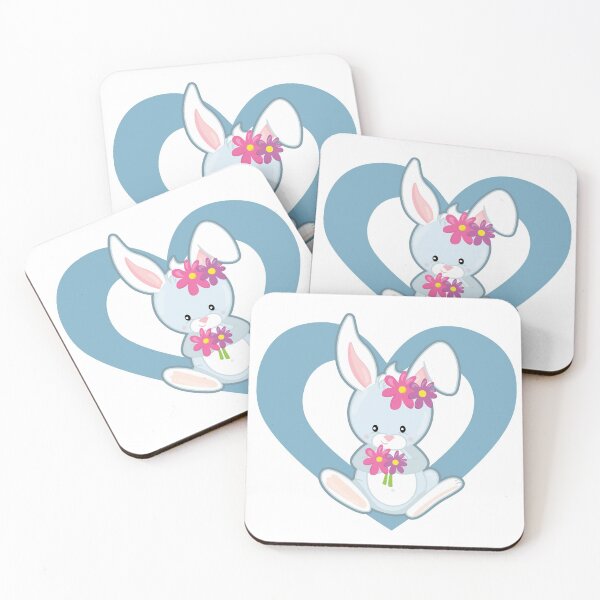 Item preview, Cute Bunny Rabbit Heart designed and sold by eternallygifted.