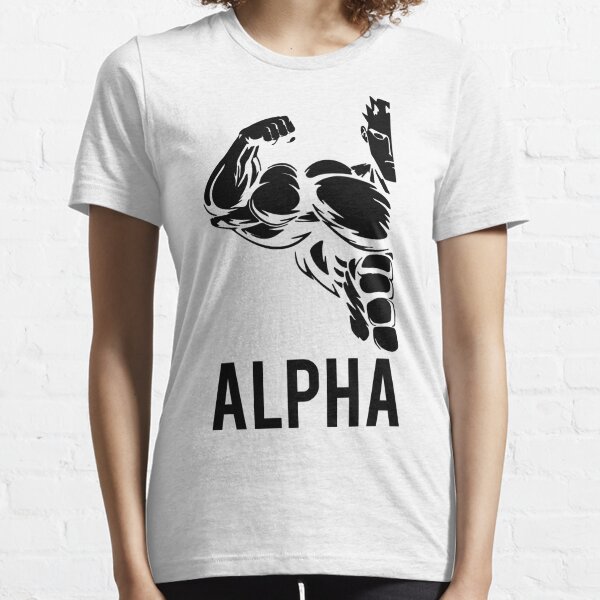 Alpha Fitness Running Muscle BodyBuilding Essential T-Shirt