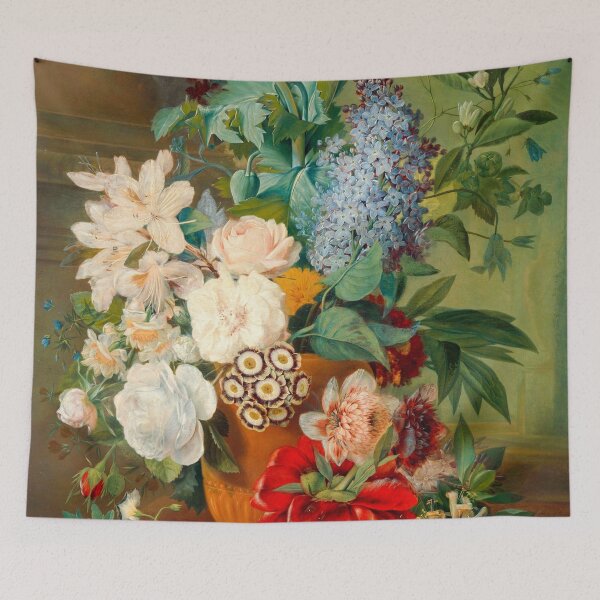 Item preview, Flowers in a Terra Cotta Vase - Albertus Jonas Brandt designed and sold by Kyle Hamar.