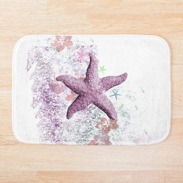 Pink Passion Starfish Bath Mat