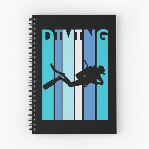 Item preview, Diving Retro Blue / Diving Retro designed and sold by stoneyy.