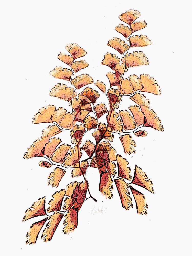 Goldene Blätter Muster von RanitasArt