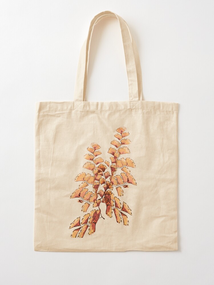 Alternative Ansicht von Goldene Blätter Muster Stofftasche
