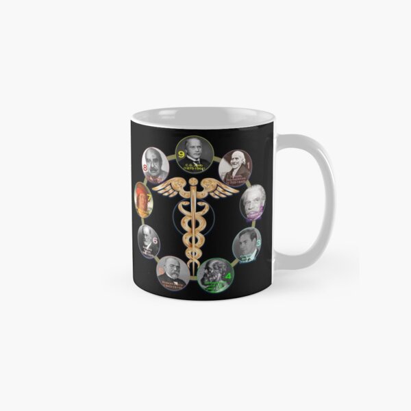 Berühmte Ärzte/Therapeuten/Psychologen (Enneagramm) Tasse (Standard)