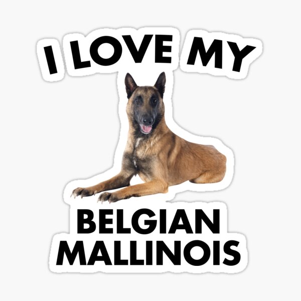 Item preview, I Love My Belgian Mallinois designed and sold by EstelleStar.