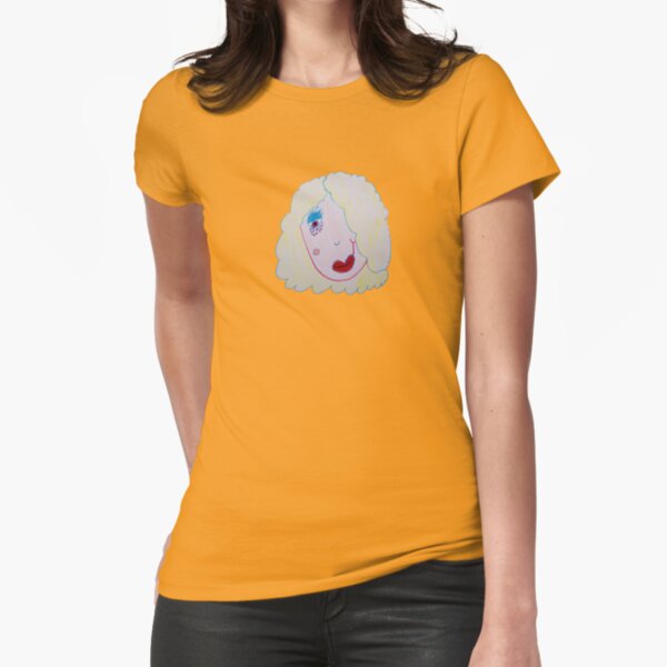 Blonde Girl With Freckles Tee Fitted T-Shirt