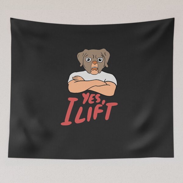 Item preview, Muscle Dog - Fitness Gym Muscles Bodybuilding - Yes I Lift designed and sold by isstgeschichte.
