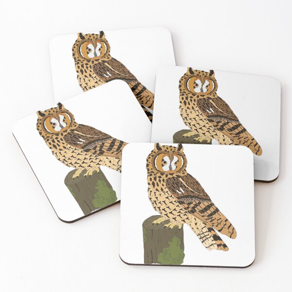 Item preview, Long-Eared Owl designed and sold by nolessjess.